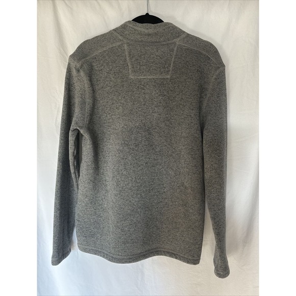 G.H. Bass & Co. Mens Size Medium 3 Button‎ Pullover Gray Sweatshirt EUC A7 - Picture 5 of 5